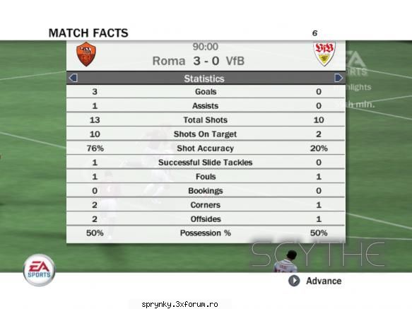 as roma (scythe) - sttutgart (atreides) 3-0 *������ rezultate grupa c ������*