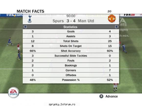 totenham 3-4 manchester united :hi:  :finger: *������ rezultat etapa viii  ������*