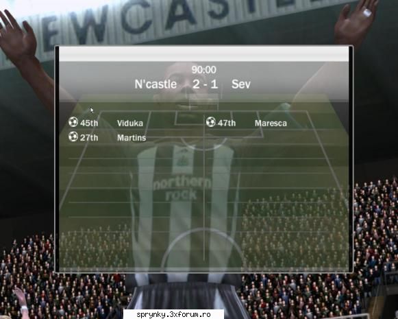 newcastle - sevilla 2 - 1 *������ rezultat etapa vii  ������*