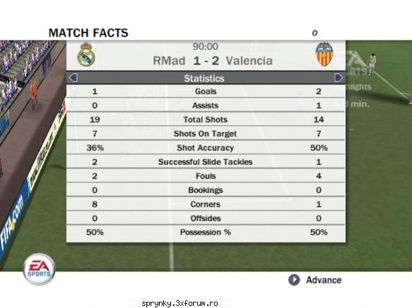 real -  1 - 2 :hi: *������ rezultat etapa x  ������*