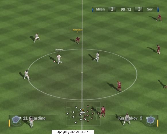 milan - sevilla 3 - 3 *������ rezultat etapa xii  ������*