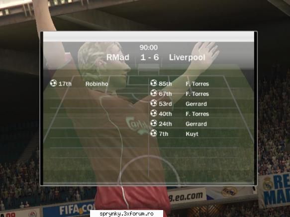 - real    6 - 1 :hi: rezultat etapa xiii
